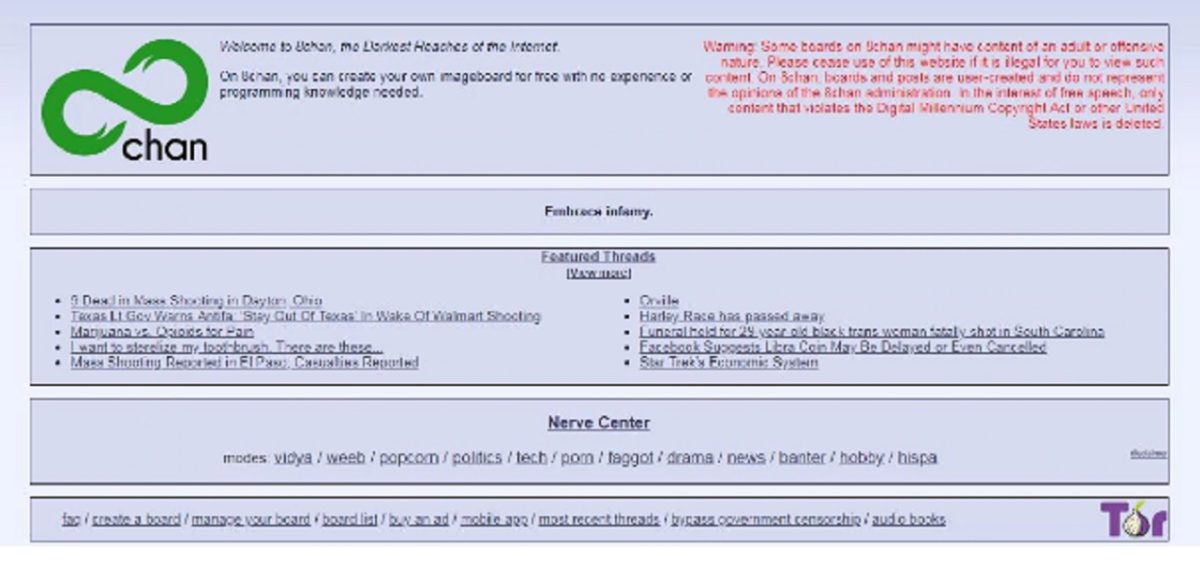 Cloudflare le quita el servicio a 8chan después de permitir un manifiesto racista