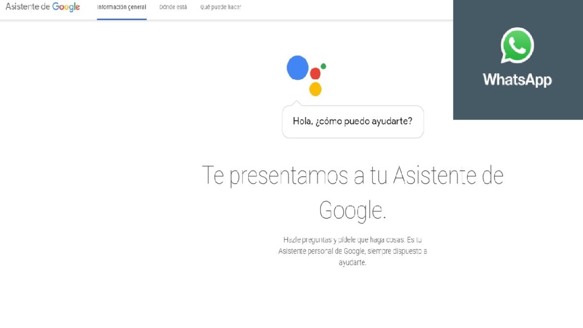 WhastsApp ya deja llamar usando el asistente de Google