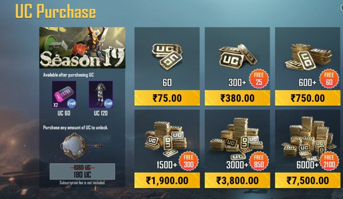 Cómo conseguir UC en PUBG Mobile