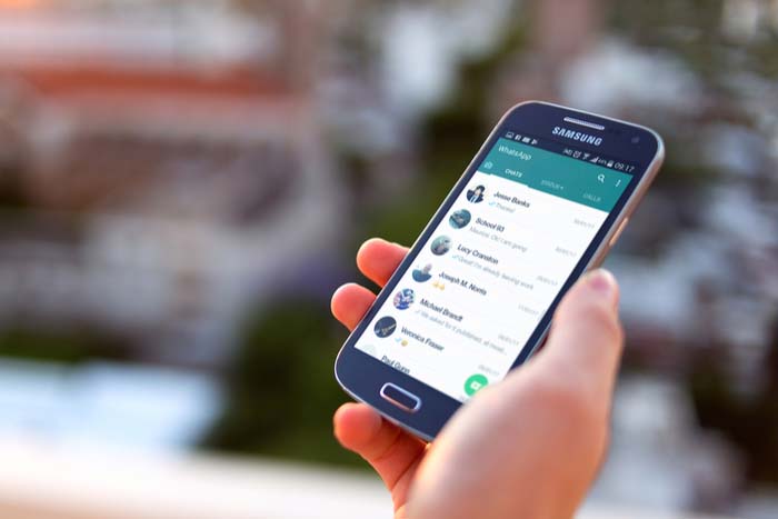 Interfaz de WhatsApp para Android