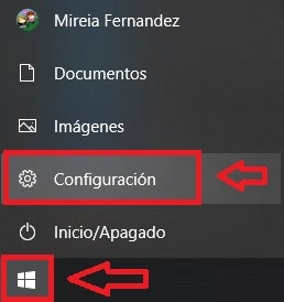 Cómo acceder a la configuración de Windows 10