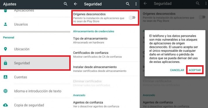 Cómo instalar un archivo APK en tu móvil Android