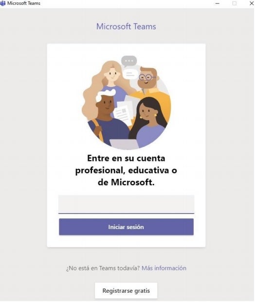 Acceso a Microsoft Teams