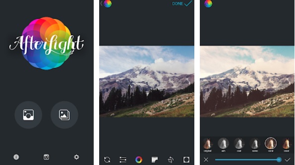Interfaz de Afterlight