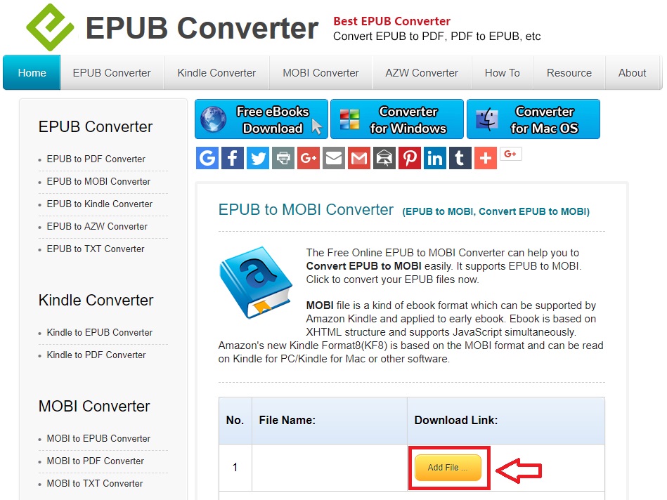 Cómo convertir un archivo EPUB a MOBI