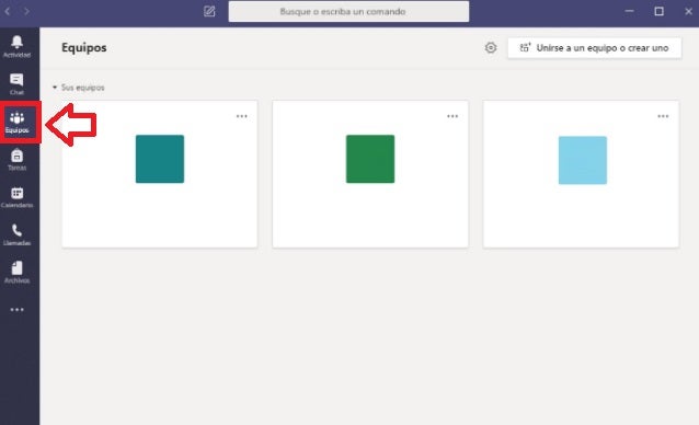 Equipos de Microsoft Teams