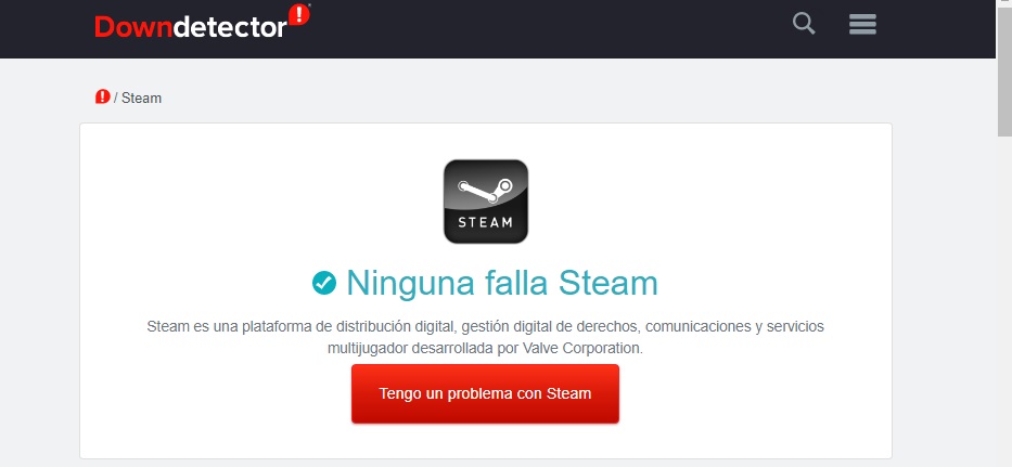Fallos en Steam