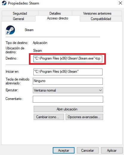 TCP Steam 