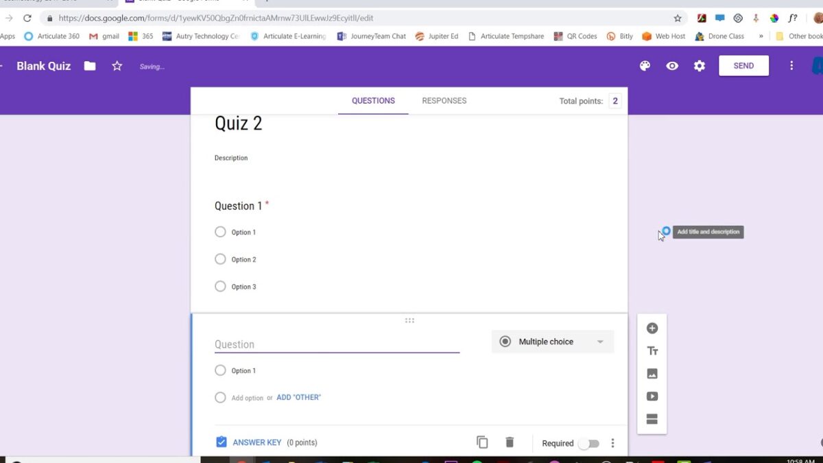 Cómo crear un examen en Google Classroom