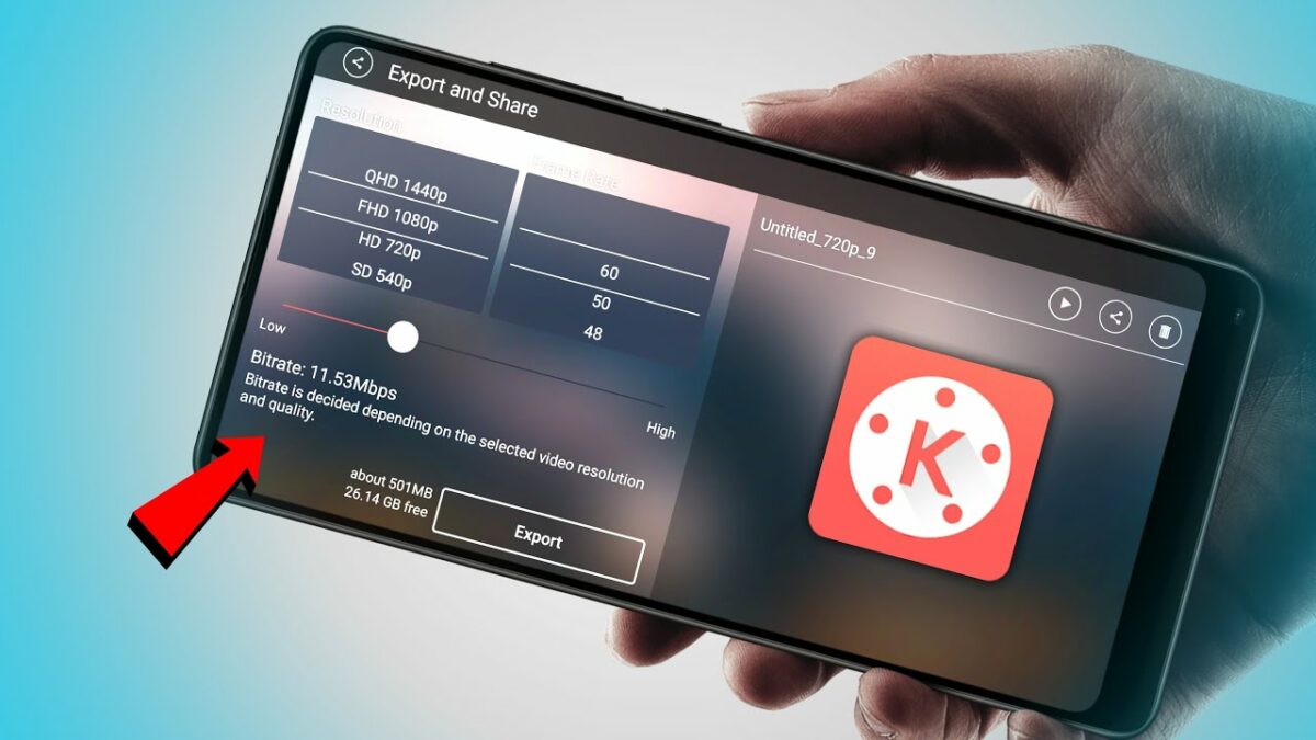 Cómo exportar vídeos en KineMaster