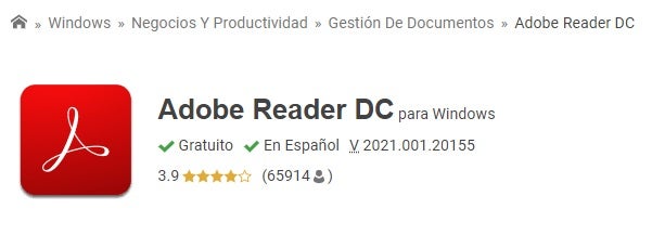 Descargar Adobe Reader