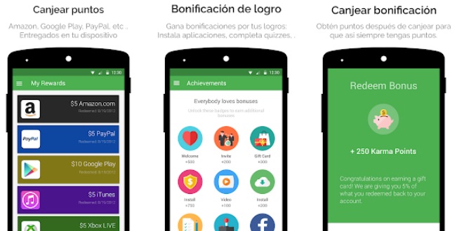 Interfaz de Appkarma