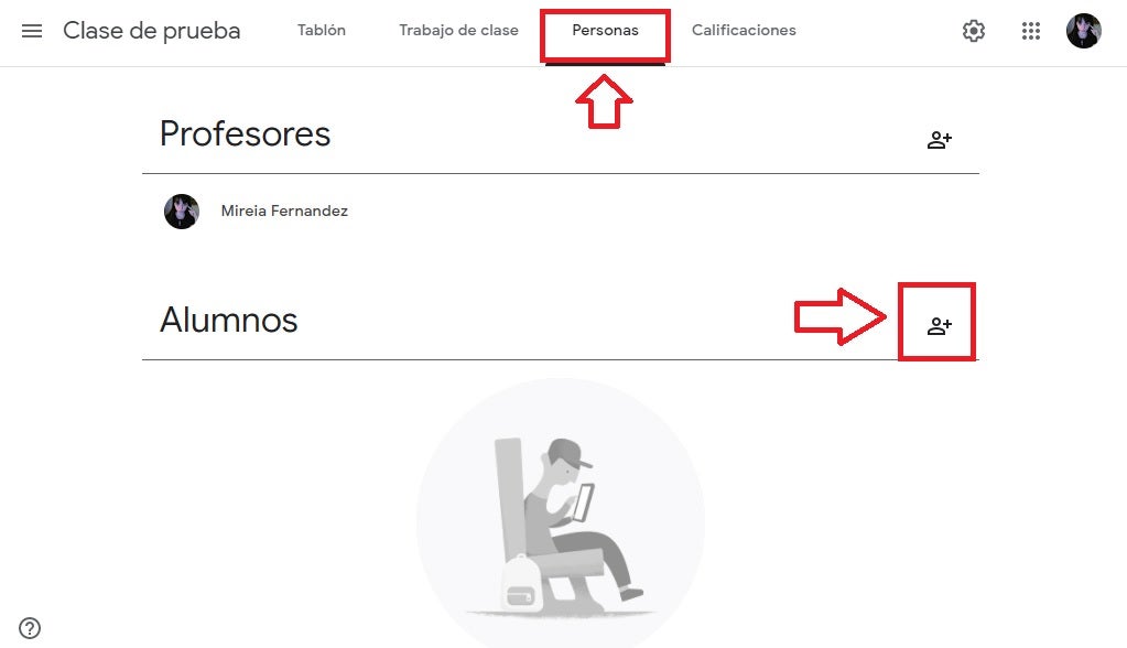 Cómo añadir alumnos a Classroom
