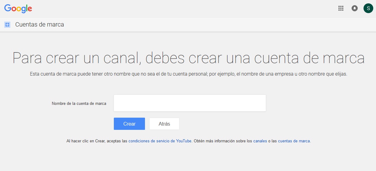 Cómo crear un canal de YouTube