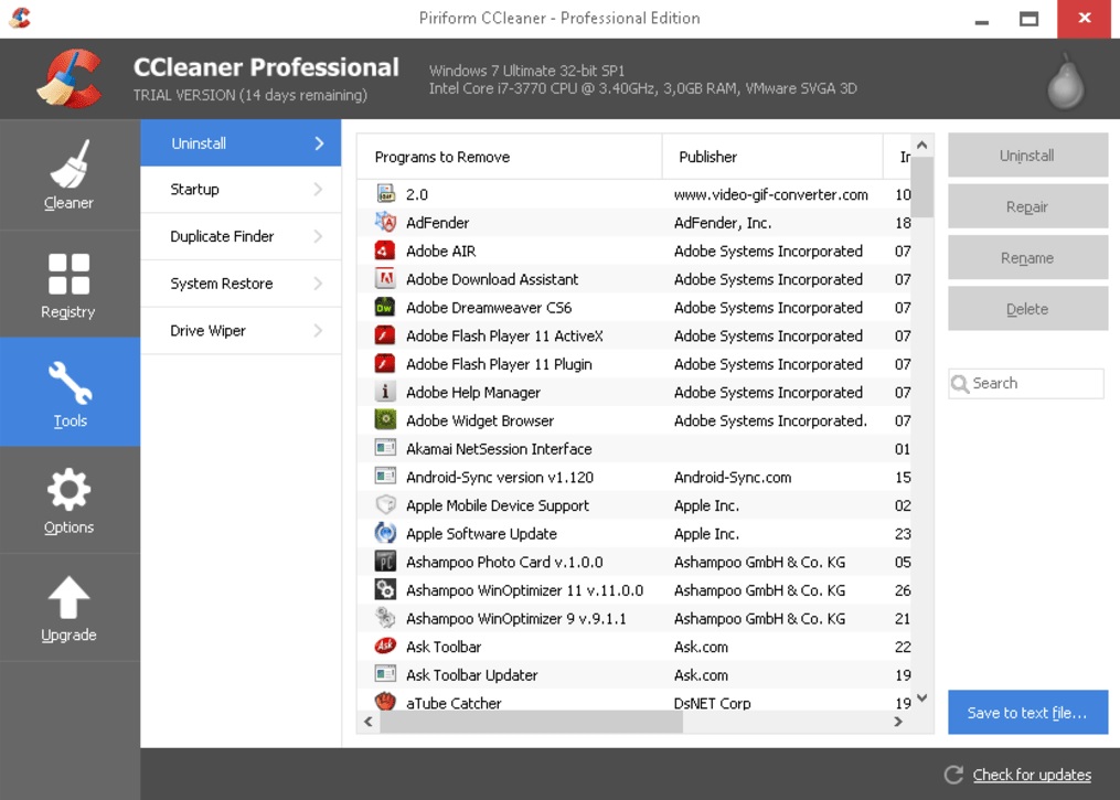 Los mejores desinstaladores de programas gratis para Windows
