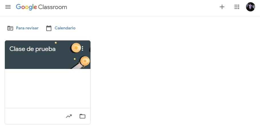 Acceder a clase en Google Classroom