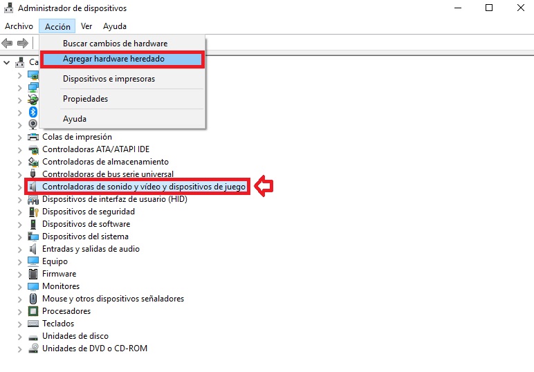 Solución al error "ningún dispositivo de salida de audio instalado"