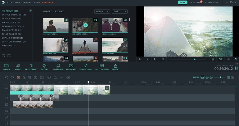 5 editores de vídeo parecidos a iMovie para Windows