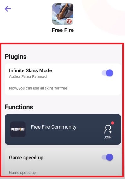 Plugins de Free Fire