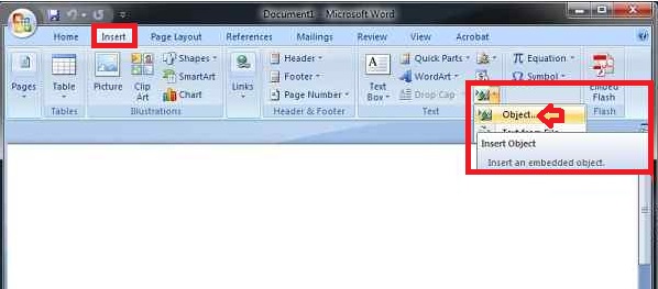 Cómo insertar un PDF en Microsoft Word