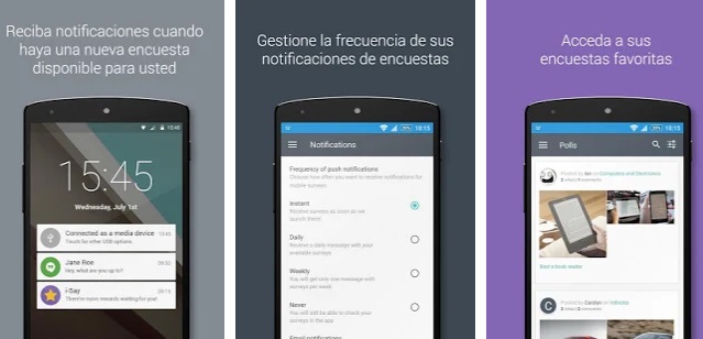 Interfaz de Ipsos I-Say