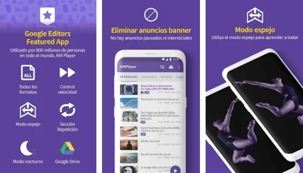 Los mejores reproductores de vídeo gratis para Android