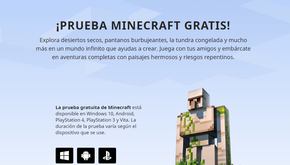 Demo de Minecraft