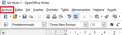 Cómo convertir un archivo ODT a PDF