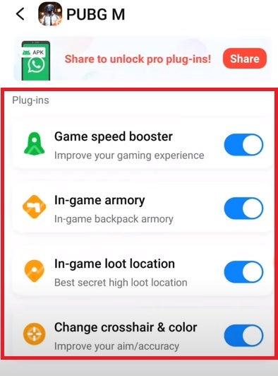 Plugins para PUBG Mobile