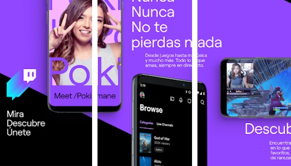 Interfaz de Twitch