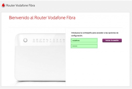 Cómo cambiar la contraseña de tu WiFi Vodafone