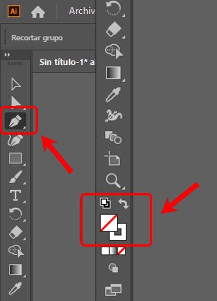 Herramienta Pluma en Illustrator