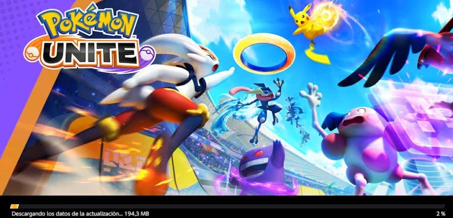 Actualización de Pokémon Unite