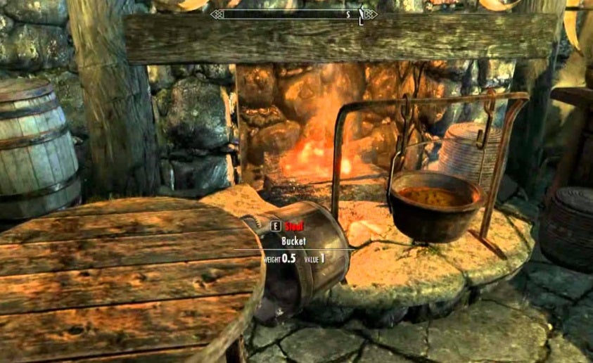 Cubo en Skyrim