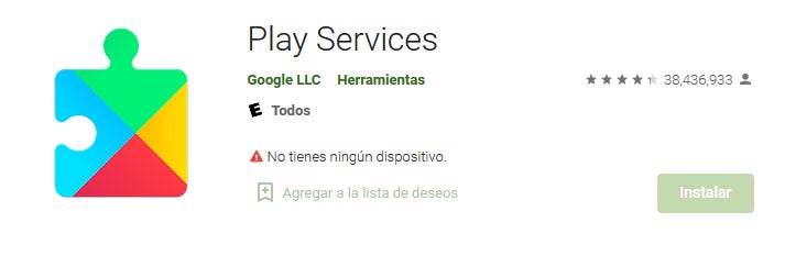 Nueva actualización del sistema Google Play para abril 2022