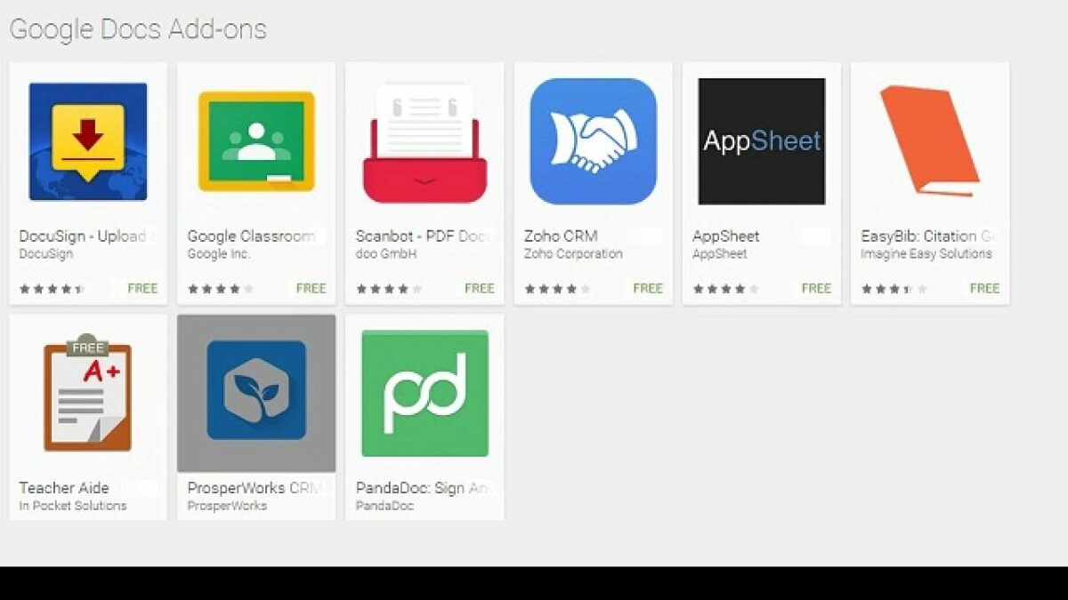 Cómo administrar complementos con Documentos de Google