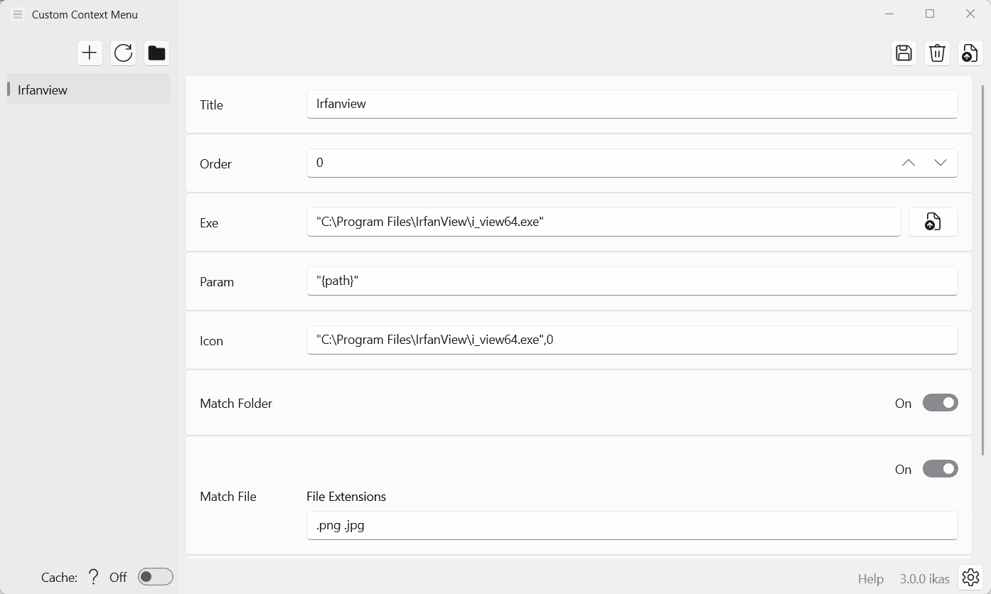 Agregar elementos al menú del Explorador de archivos de Windows 11 con Custom Context Menu