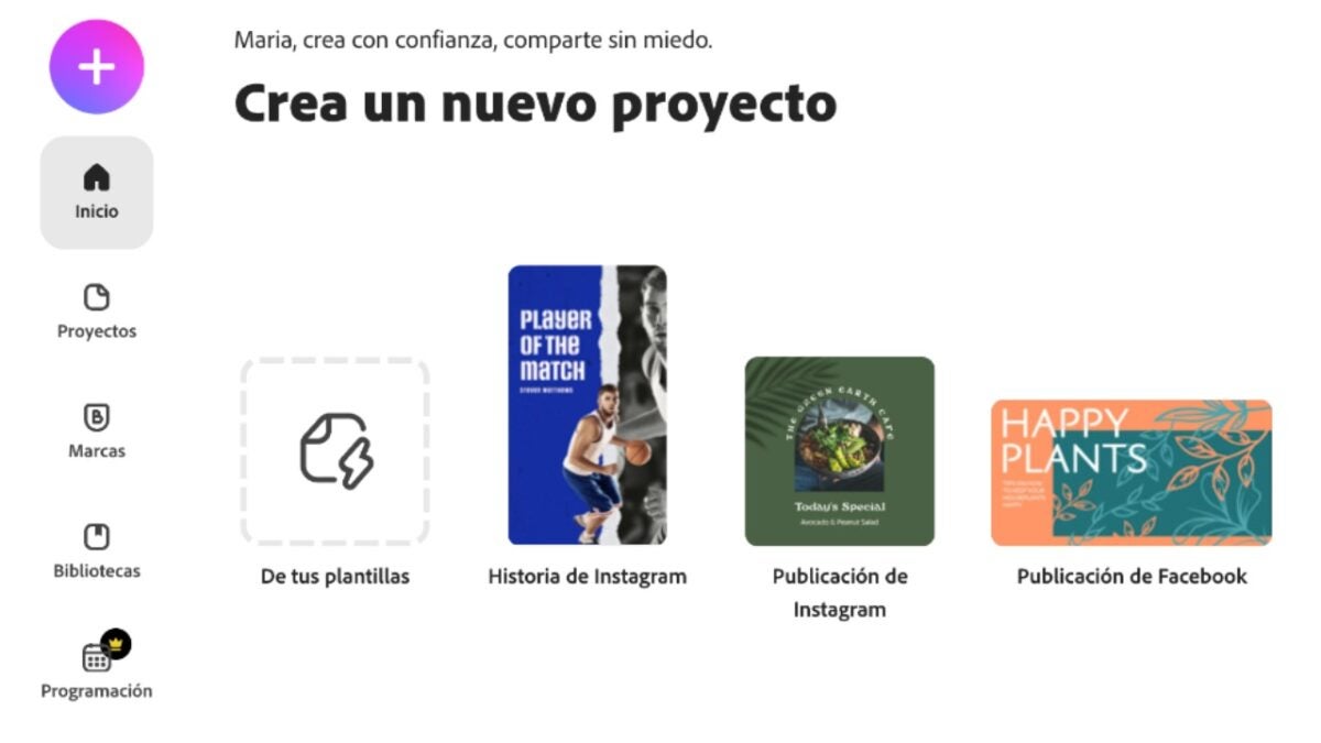 Cómo usar Creative Cloud con Instagram