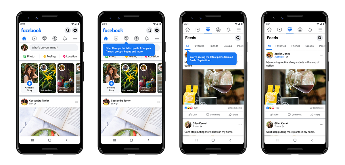 Facebook te da más control sobre tu feed