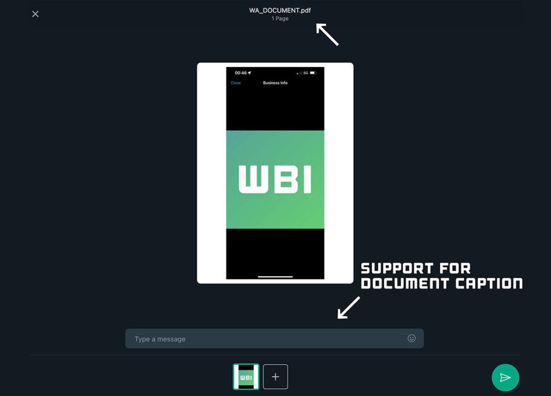 WhatsApp evalúa una nueva función para compartir archivos
