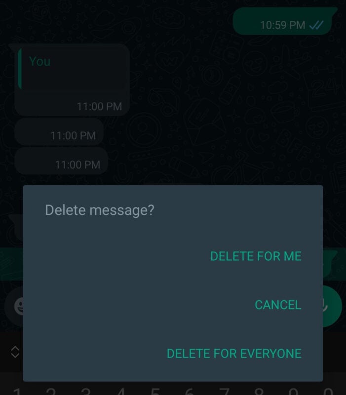 WhatsApp incrementa el tiempo para borrar mensajes