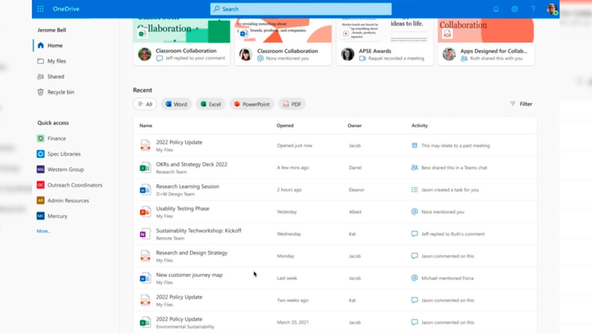 Microsoft renueva OneDrive en su 15º aniversario