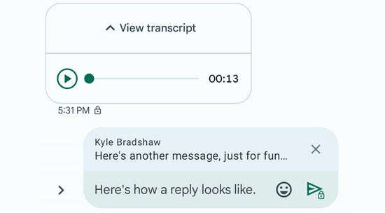 Google Messages prepara una nueva forma de responder mensajes RCS