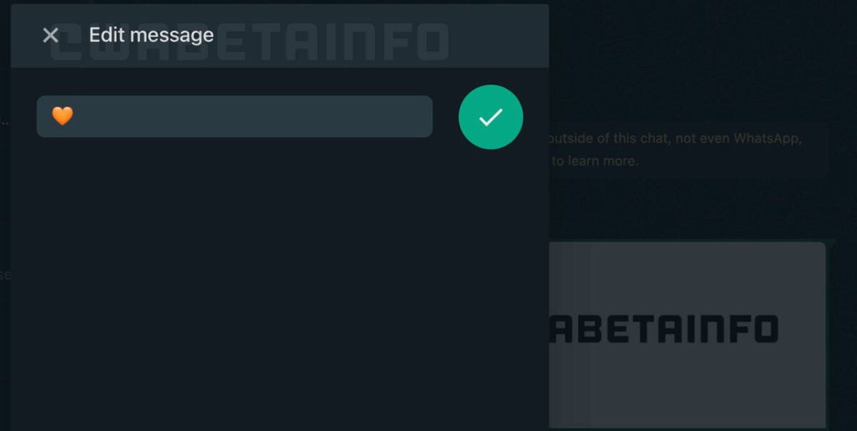 WhatsApp trabaja en la edición de mensajes en su versión de escritorio