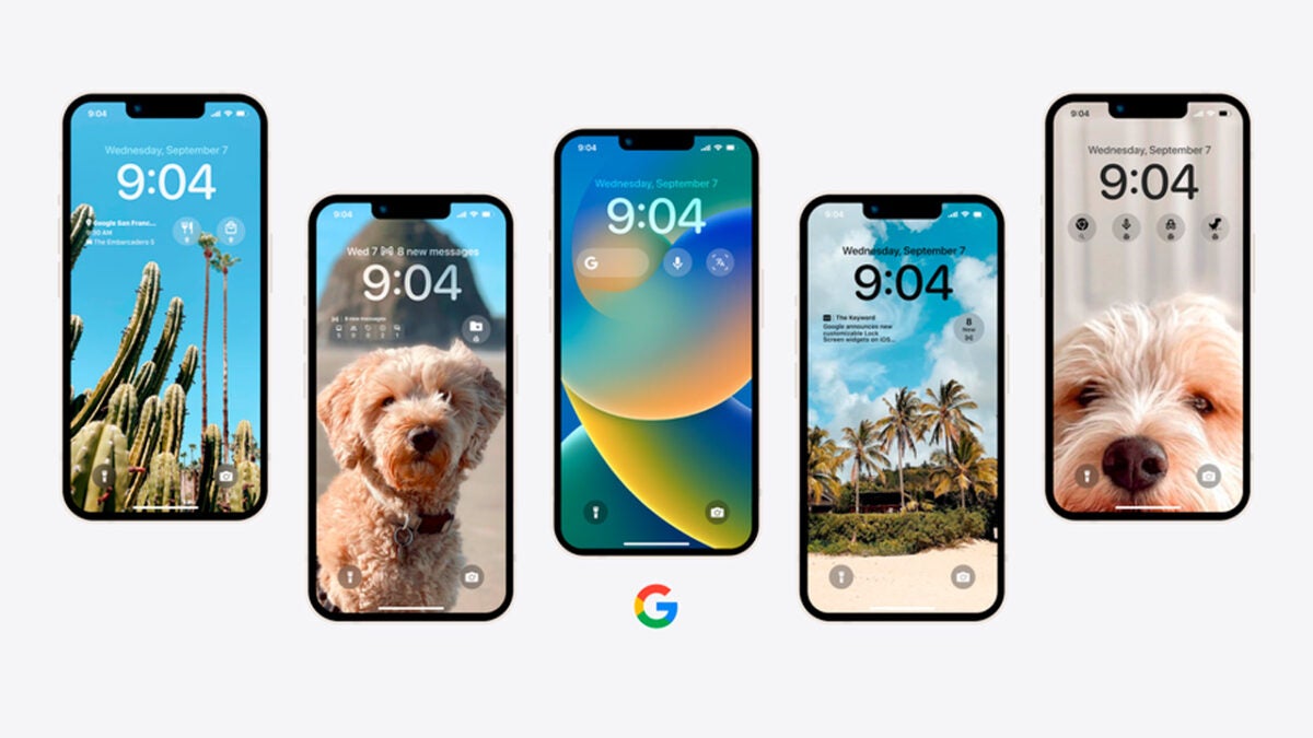 Google lanza widgets oficiales para iOS 16