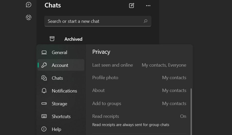 Controla quién puede ver tu estado en línea en WhatsApp