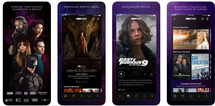 HBO Max en iOS