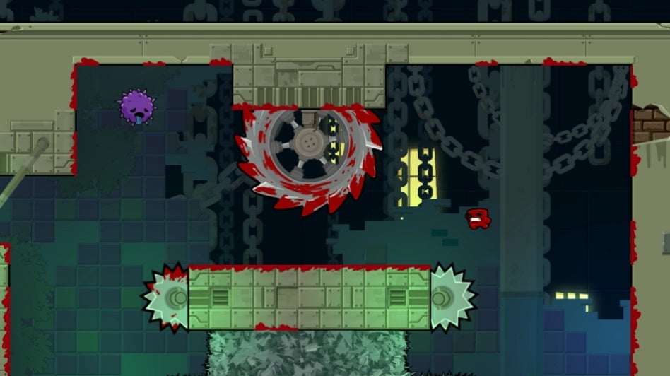 Pantalla de Meatboy