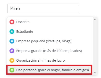 Cómo abrir una cuenta con Canva