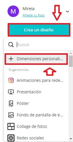 Crear un diseño con Canva